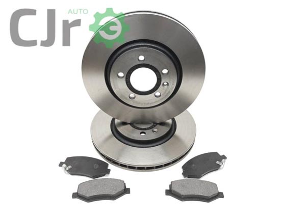 Kit de discos e pastilhas de freio traseiro JAC MOTORS 1.5 16v