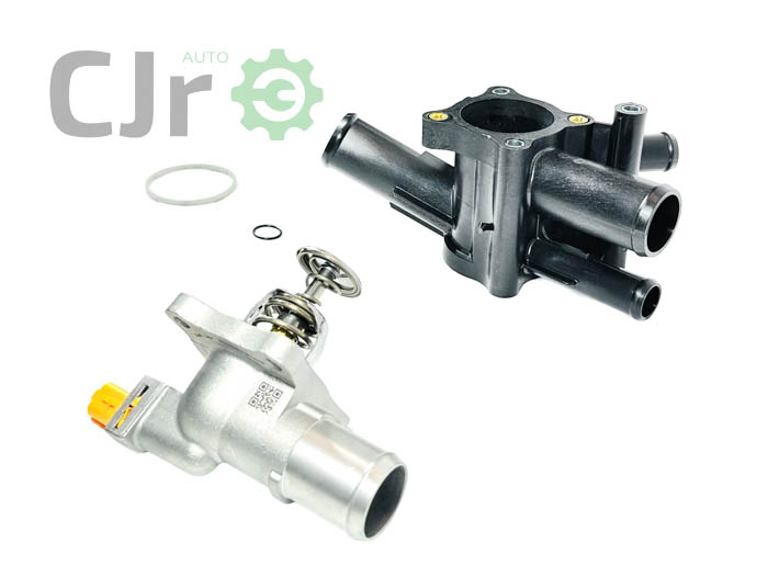 CJRKT748-B Kit Carcaça Válvula Termostática (Sem Sensor) CHERY TIGGO 5X TIGGO 7 TIGGO 8