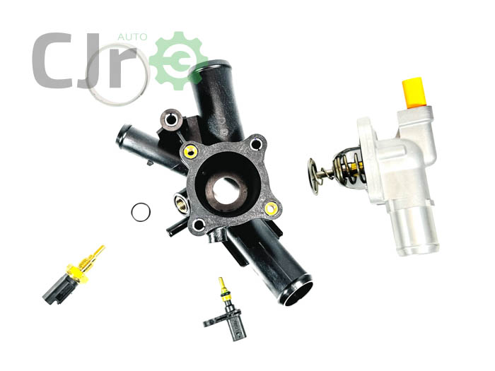 CJRKT749-B Kit Carcaça Válvula Termostática Completa CHERY TIGGO 5X TIGGO 7 TIGGO 8